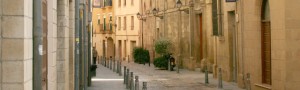 Calle Ruavieja, donde se ubica el albergue municipal de Logroño, y paso obligado de los peregrinos