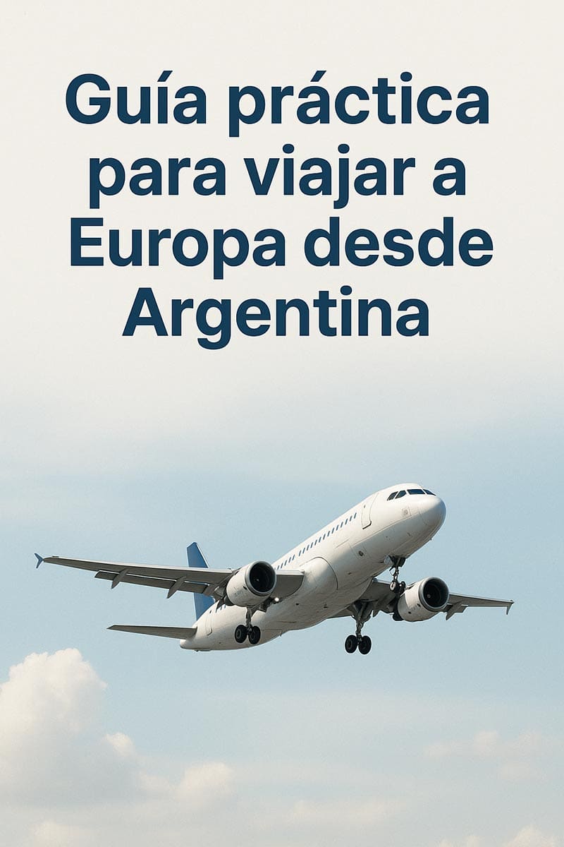 Guía práctica para viajar a Europa desde Argentina